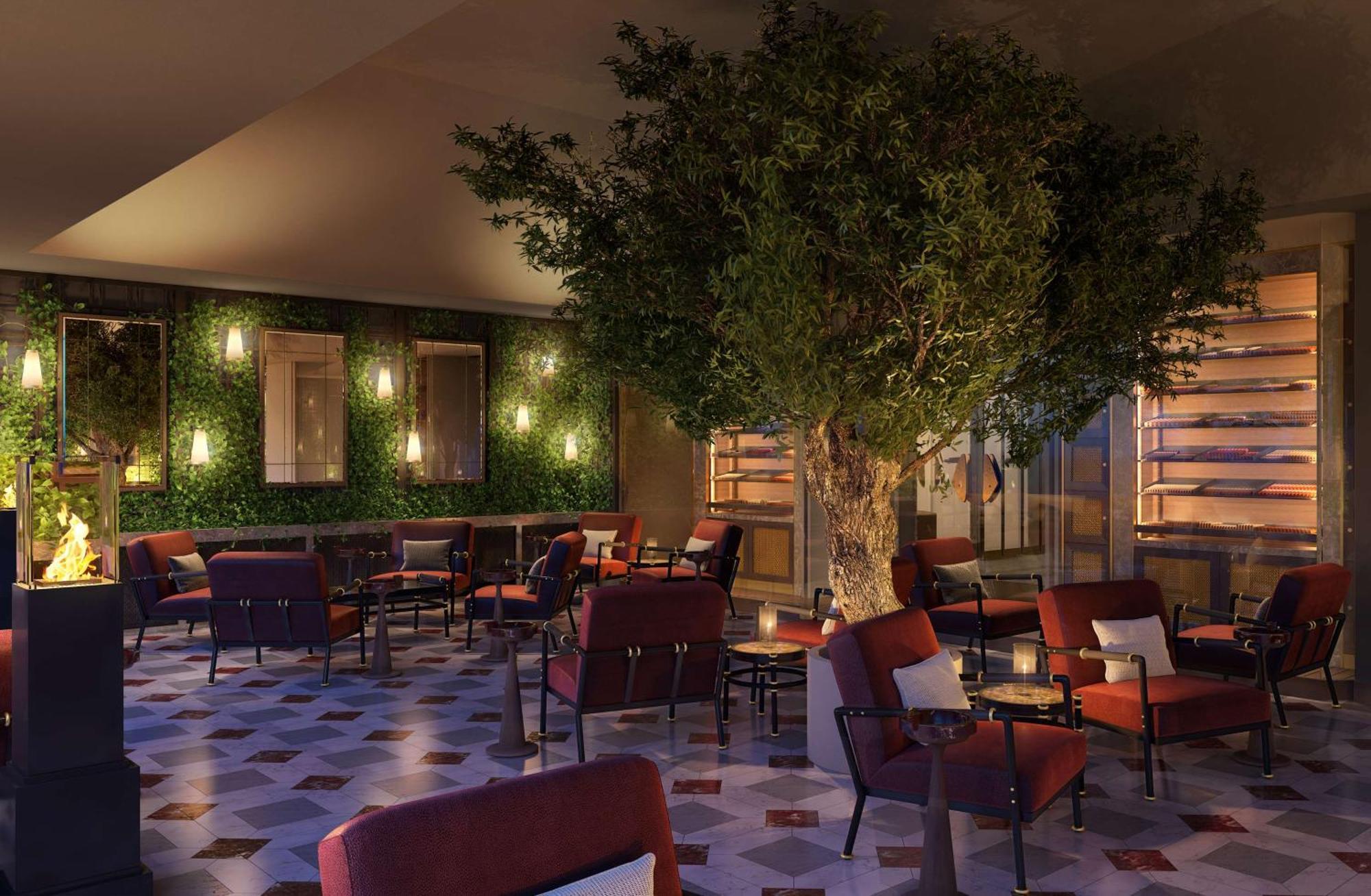 Waldorf Astoria Doha Lusail Exterior foto The Terrace at The Ivy Collection