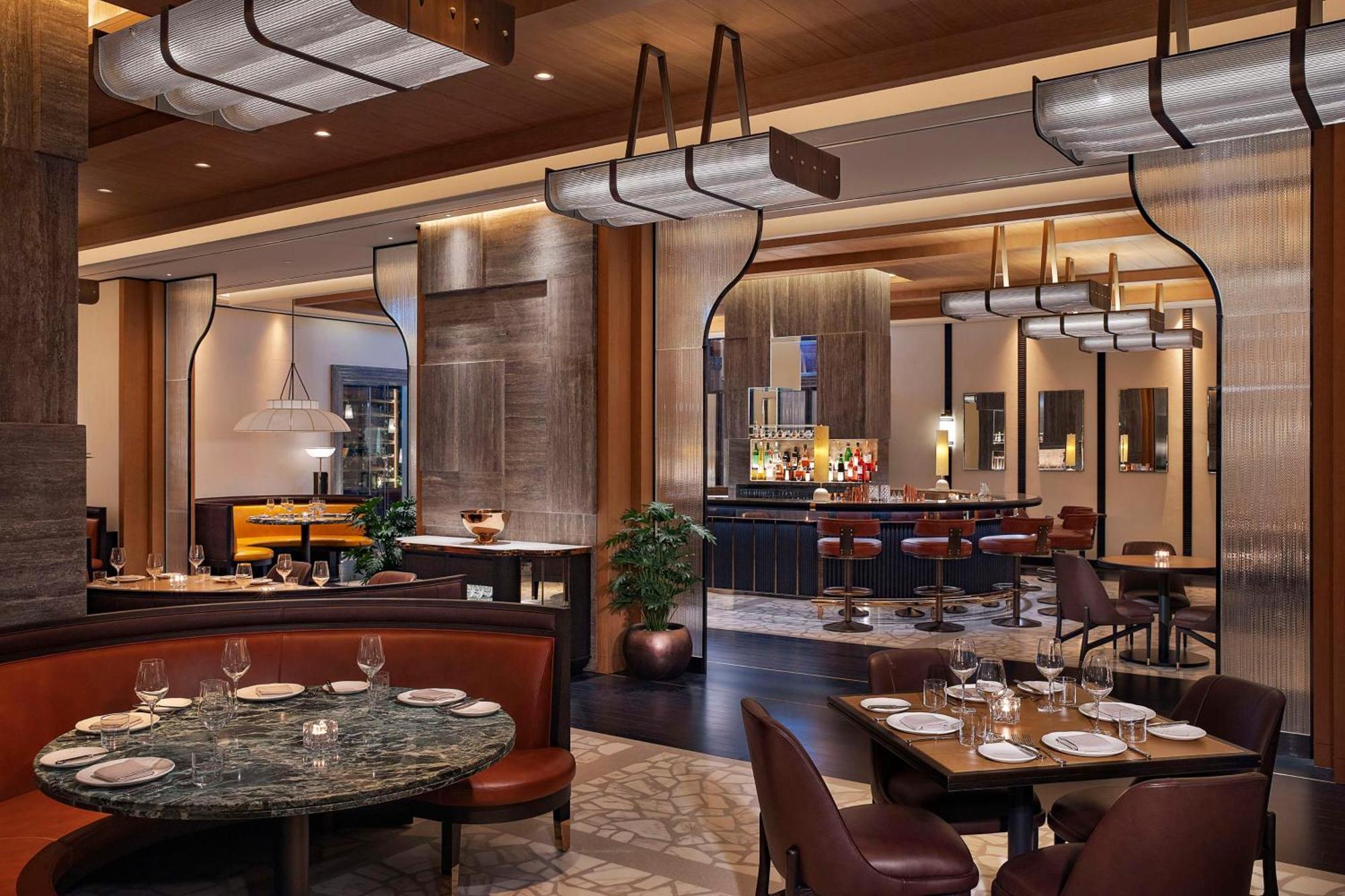 Waldorf Astoria Doha Lusail Exterior foto The interior of the restaurant